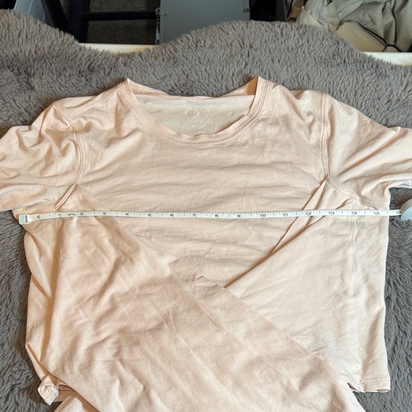 Lululemon Athletica Long Sleeve Wrap Top - Light Pink - Picture 4 of 5